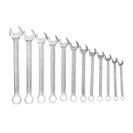 Teng Tools 12 Piece 12 Point Metric Combination Wrench Set (8MM - 19MM) - 6512N TEN-O-6512N